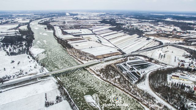 Fotogtrafia z drona Nisko